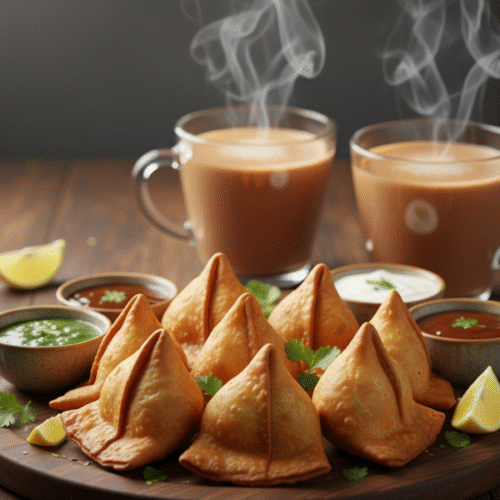 Crispy-Cocktail-Samosa-with-Chai