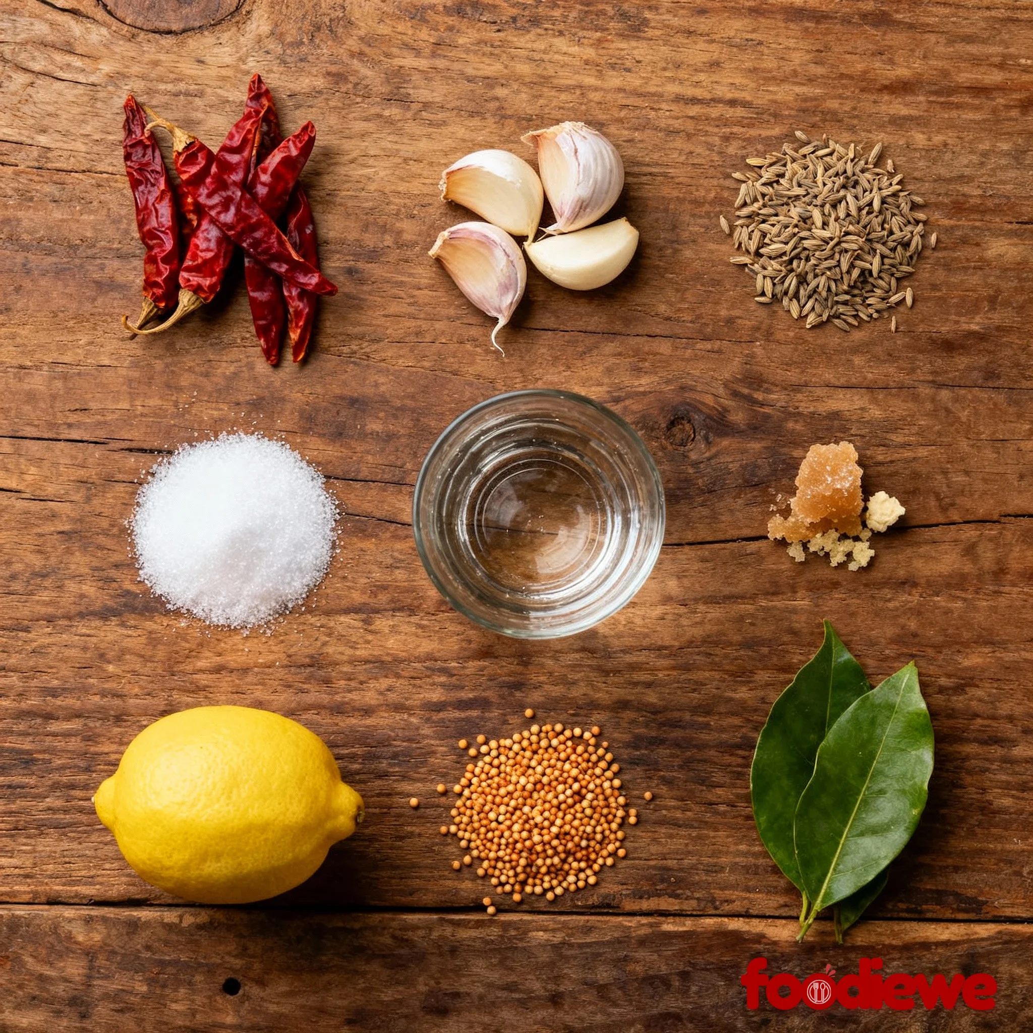 Ingredients-for-garlic-chutney